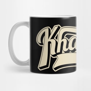 Khaosan Road Bangkok - Backpacker's Paradise | Vintage Lettering Logo Mug